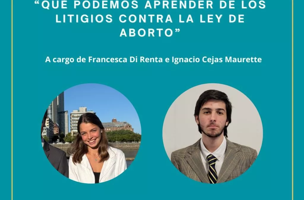 Conversatorio «Qué podemos aprender de los litigios contra la ley de aborto».